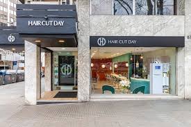 a picture of hair cut day salon